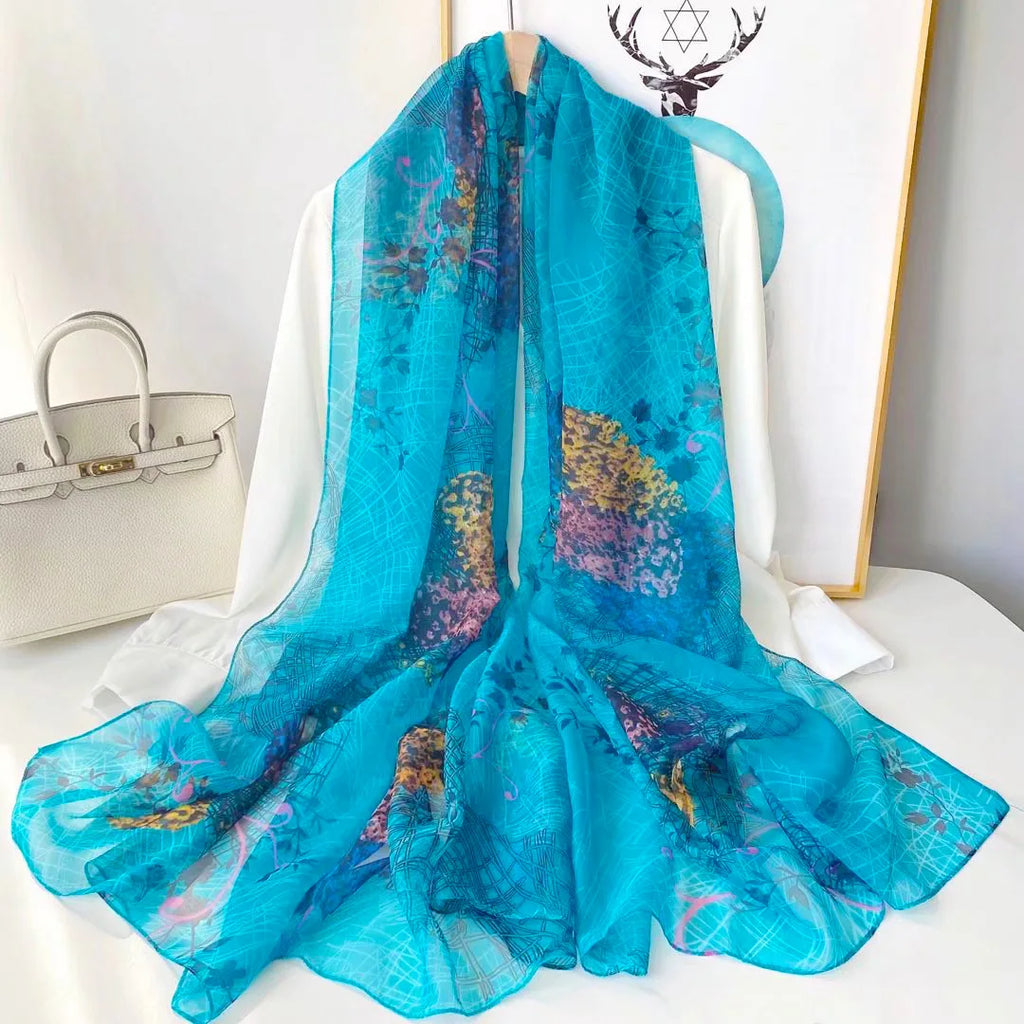 NOUVEAU RICHE Damen Schal für kalte Tage – Bunter Winterschal mit mehrfarbigem Muster, pflegeleicht, 11 Designs – Pamelo Mehrfarbig 8