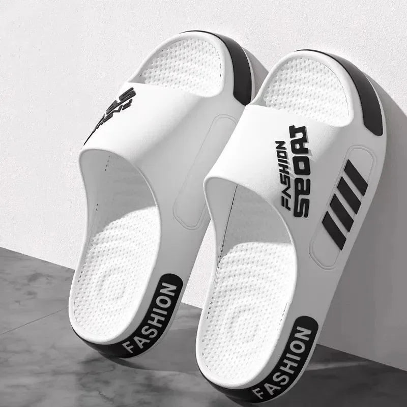 NOUVEAU RICHE Unisex Sommermode Hausschuhe Leichter Stil Bequem Strand Weiß