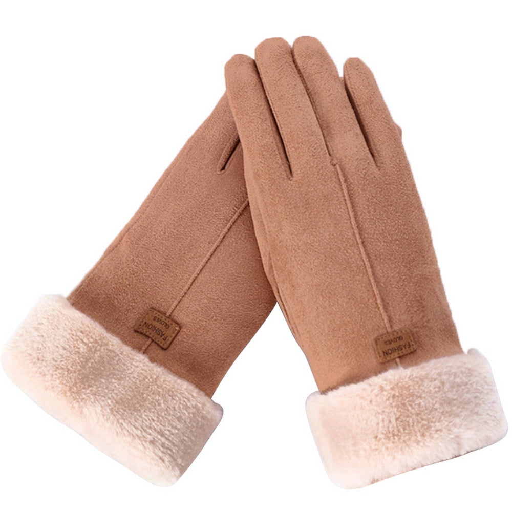 NOUVEAU RICHE Warme wasserdichte Handschuhe mit Touchscreen-Funktion – Damen Winterhandschuhe mit Fleecefutter, 6 Farben – Roque