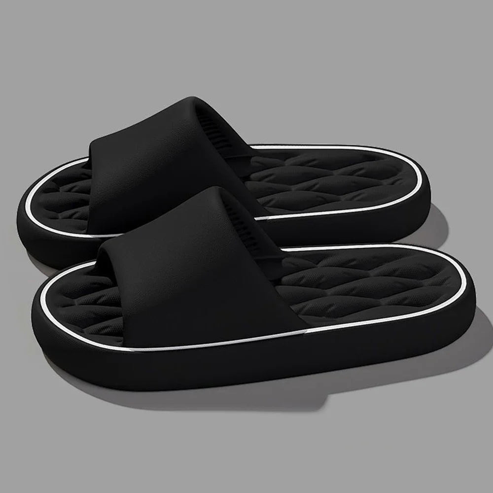 NOUVEAU RICHE Unisex Bequeme Unisex-Hausschuhe Offene Zehenpartie Sohle