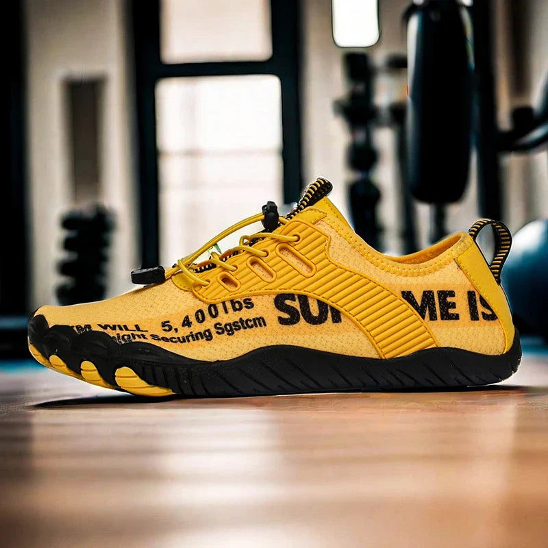 NOUVEAU RICHE Unisex Barfußschuhe Mit Rutschfester Sohle Für Strand Gelb