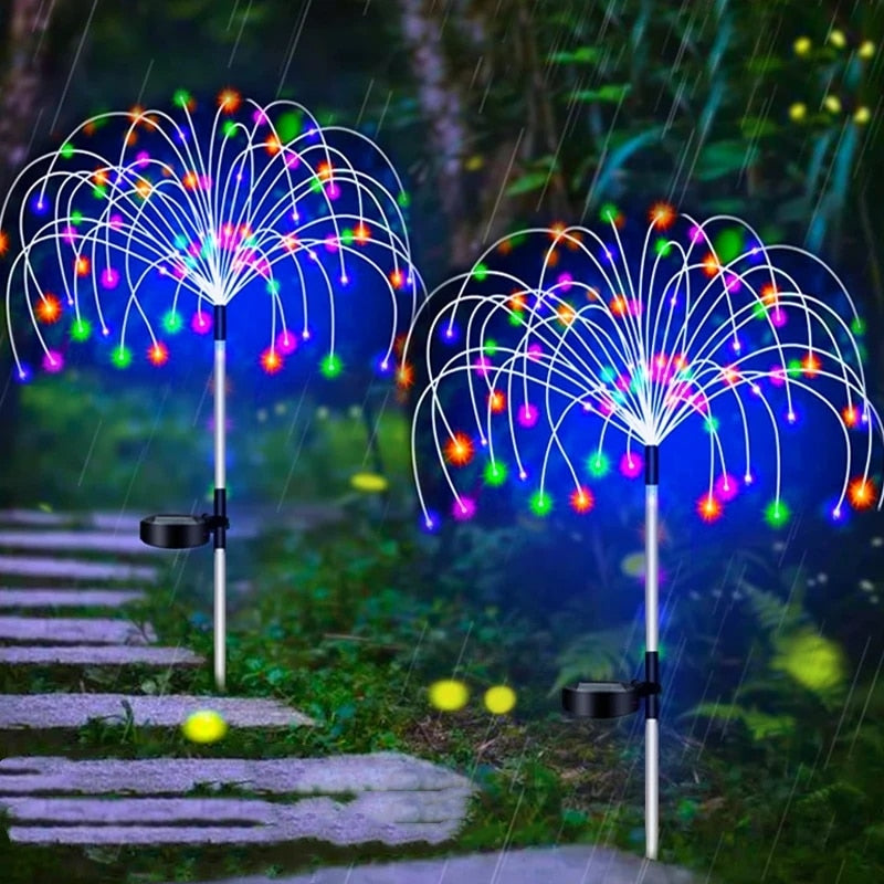 NOUVEAU RICHE Solar-LED-Stimmungsbeleuchtung für Gartenwege und Außendekorationen