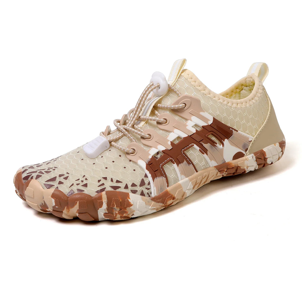 NOUVEAU RICHE Herren und Damen Barfußschuhe Wasserdichte Farbenfroher Beige