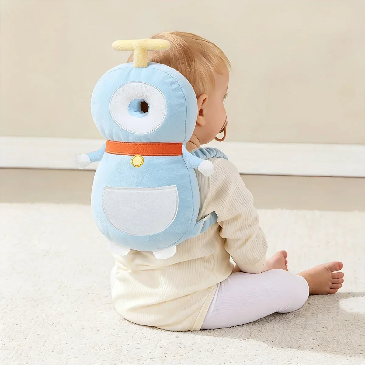 Baby-Kopfschutz-Rucksackkissen - Sturzschutzkissen zum Krabbeln & Laufen