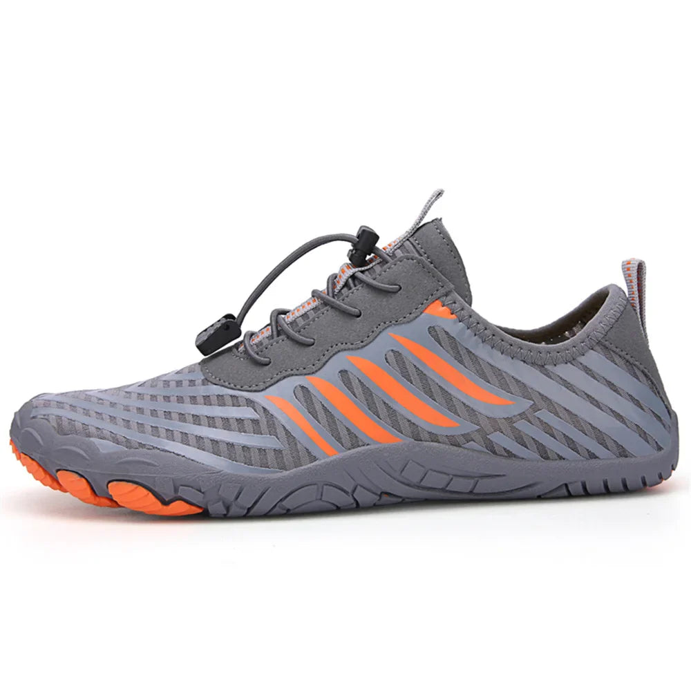 NOUVEAU RICHE Unisex Wasserdichte Barfußschuhe Zum Schwimmen Wandern Strand Grau 1