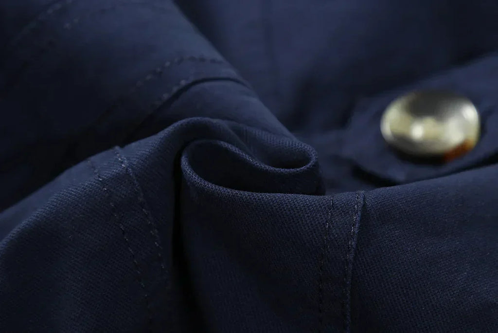 NOUVEAU RICHE Herren Stylischer Langer Herbst-Trenchcoat Für Offizielle