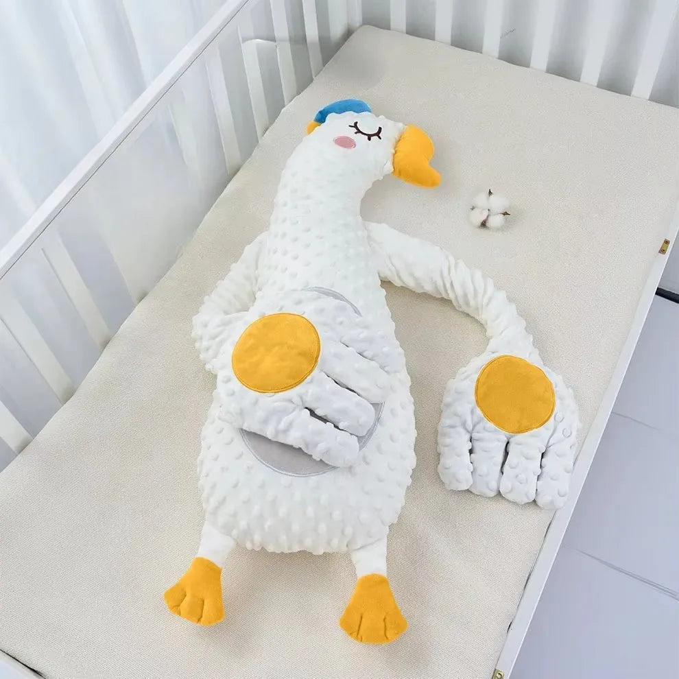NOUVEAU RICHE Baby-Beruhigungskissen mit Fernbedienung - Elektrische Neugeborenen-Schlafpuppe & Rhythmische Klopfhand