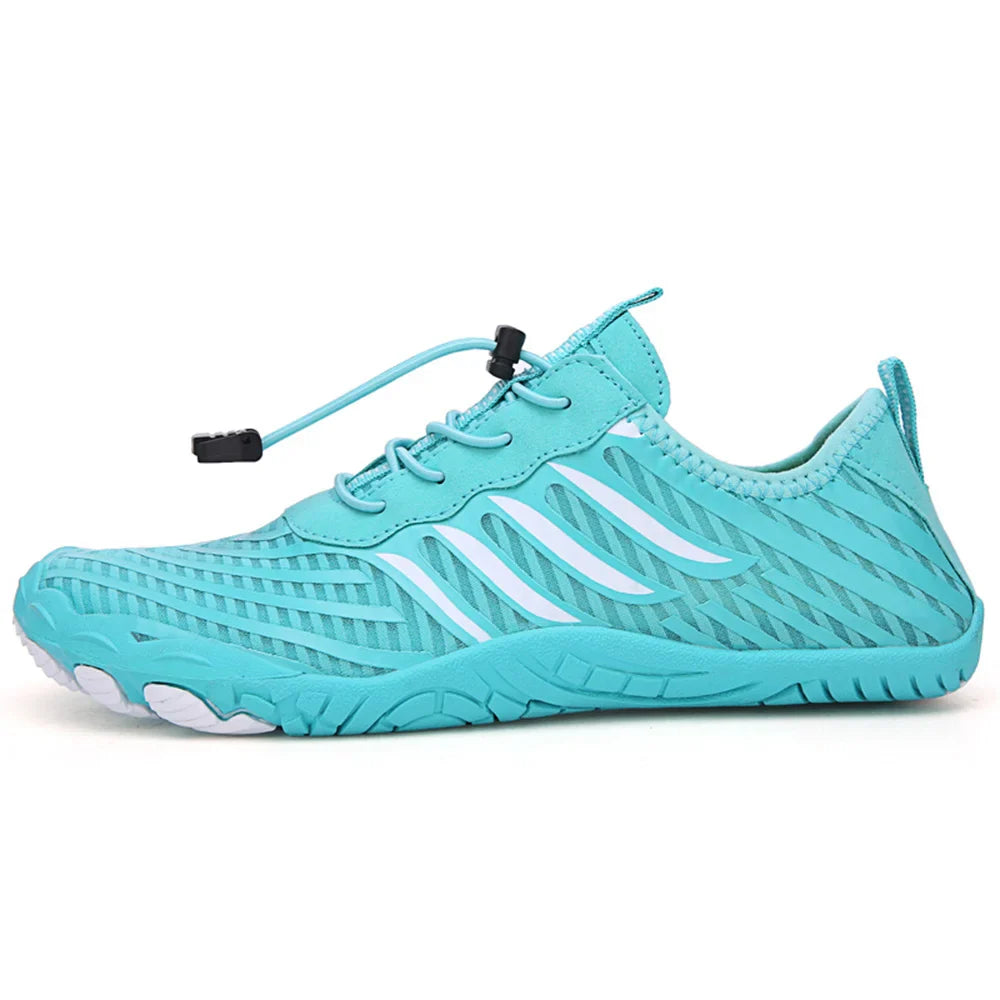 NOUVEAU RICHE Unisex Wasserdichte Barfußschuhe Zum Schwimmen Wandern Strand Hellblau