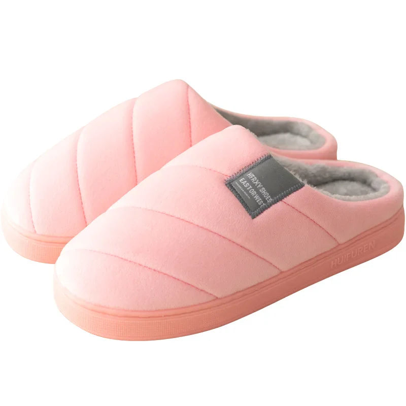 NOUVEAU RICHE Warme Unisex Drinnen Hausschuhe Schlupf Wohlfühlkomfort Rosa