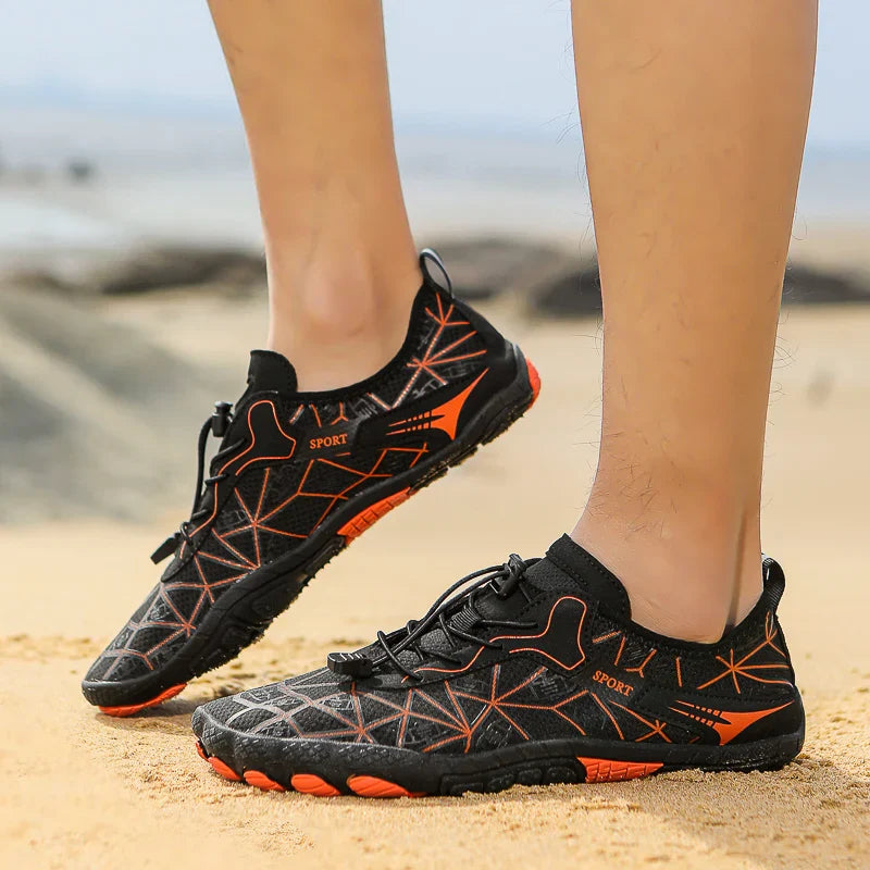 NOUVEAU RICHE Unisex Stylische Barfußschuhe Wasserdicht Für Strand Pool