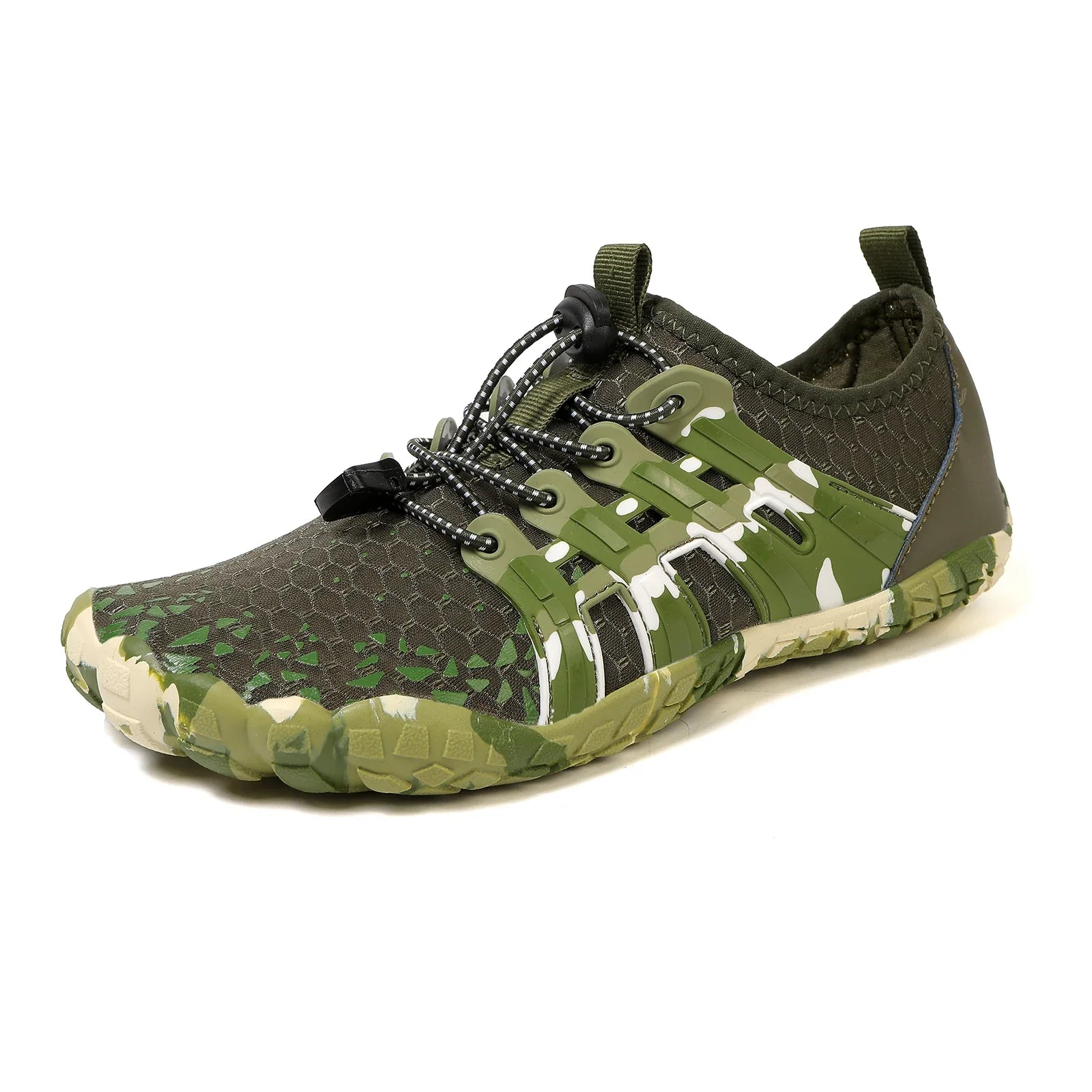 NOUVEAU RICHE Herren und Damen Barfußschuhe Wasserdichte Farbenfroher Armeegrün