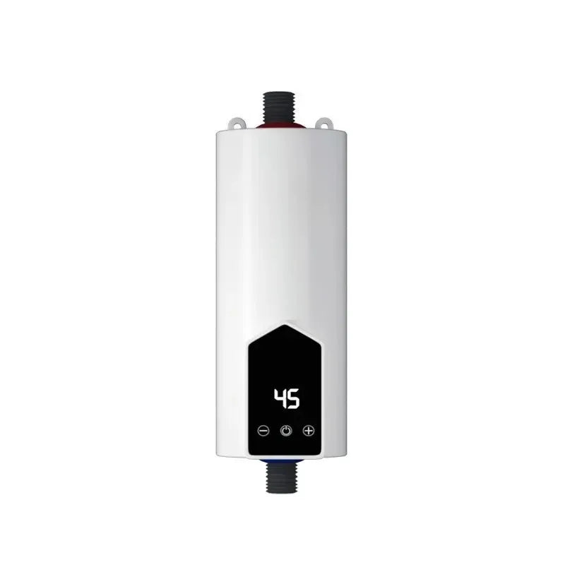 NOUVEAU RICHE Elektrischer Durchlauferhitzer 220V (3000W–5500W) – Tragbarer Warmwasserbereiter ohne Tank für Dusche & Küchenarmatur mit digitalem LED-Display
