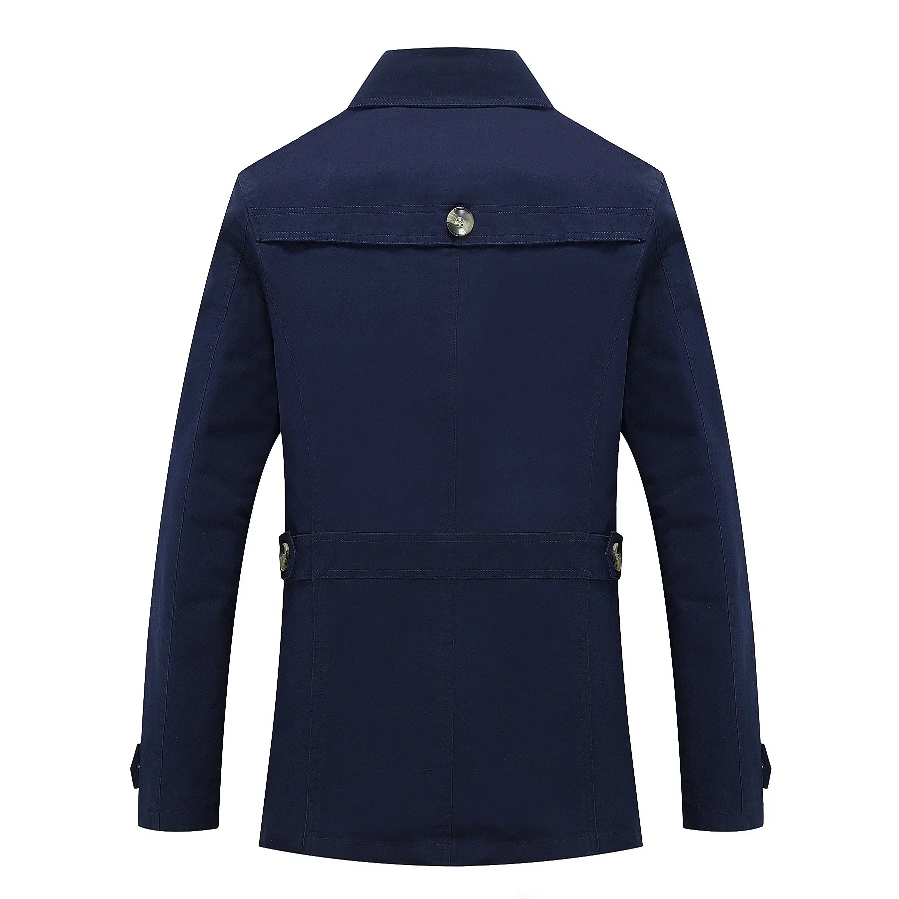 NOUVEAU RICHE Herren Stylischer Langer Herbst-Trenchcoat Für Offizielle