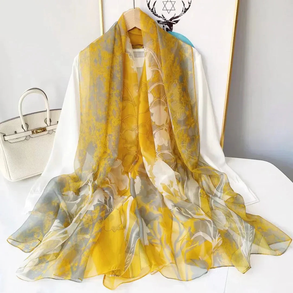 NOUVEAU RICHE Damen Schal für kalte Tage – Bunter Winterschal mit mehrfarbigem Muster, pflegeleicht, 11 Designs – Pamelo Mehrfarbig 6
