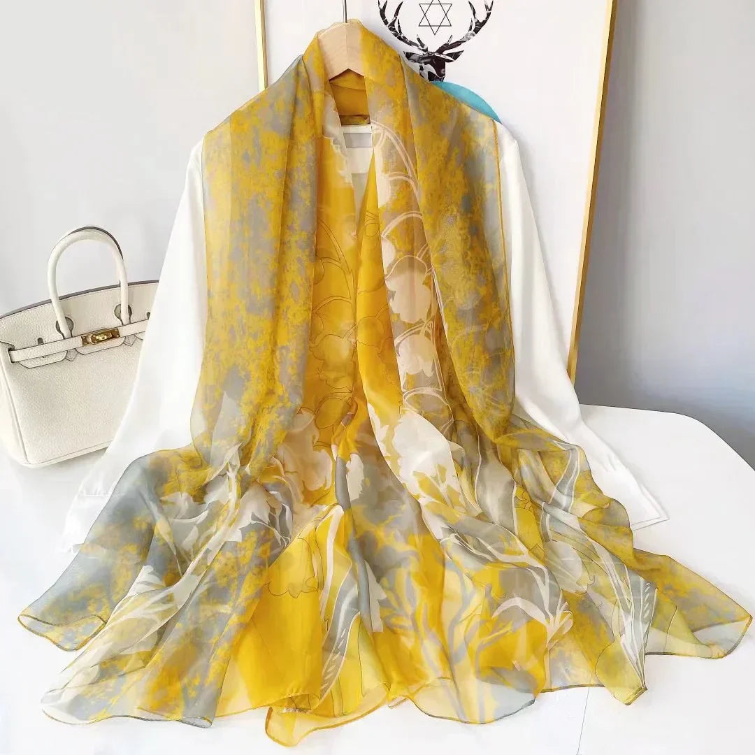 NOUVEAU RICHE Damen Schal für kalte Tage – Bunter Winterschal mit mehrfarbigem Muster, pflegeleicht, 11 Designs – Pamelo Mehrfarbig 6