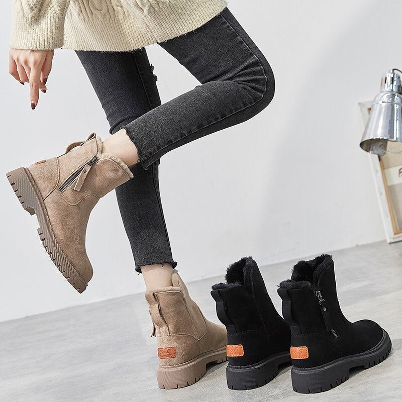 Inspire | Stiefel für Damen | Reißverschluss Runde Zehe