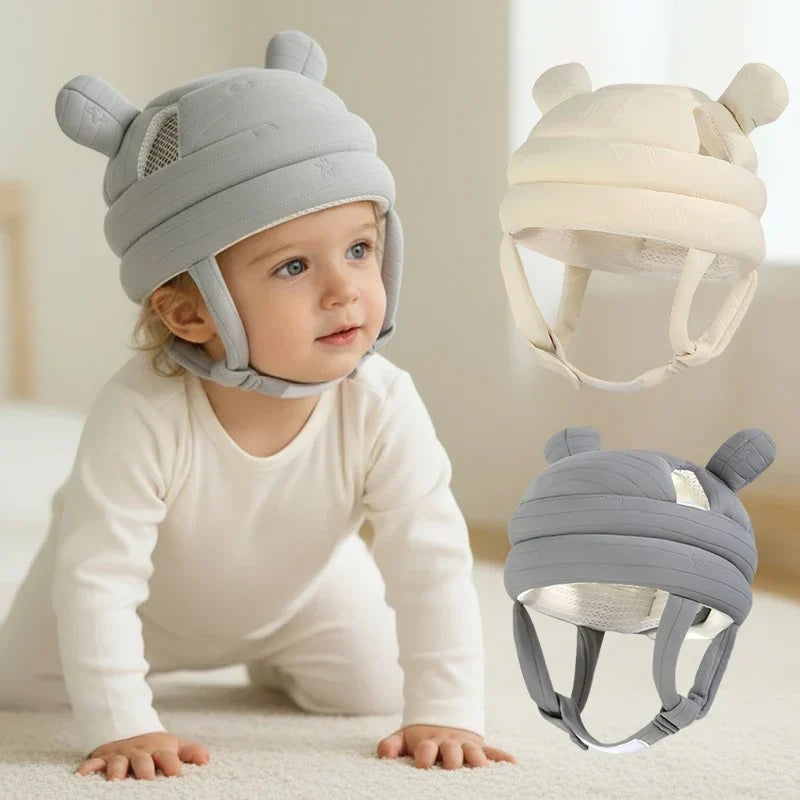 Baby 360 Kopfschutzhelm - Atmungsaktive Sturzschutzkappe zum Laufen & Krabbeln