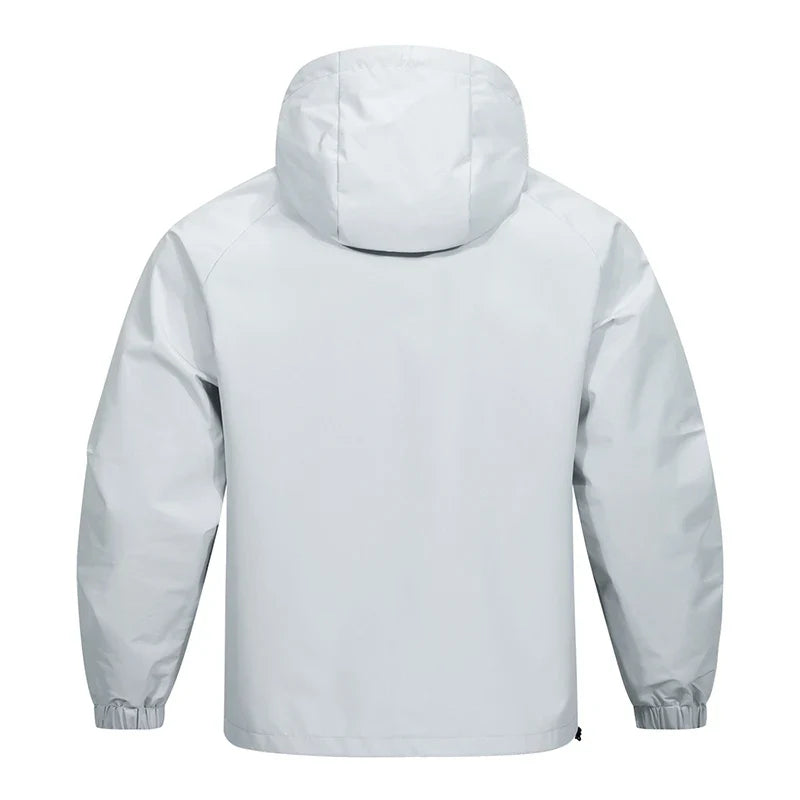 NOUVEAU RICHE Herren Regenjacke – Wasserdichte Jacke mit Kapuze und Alltagstauglichem Design