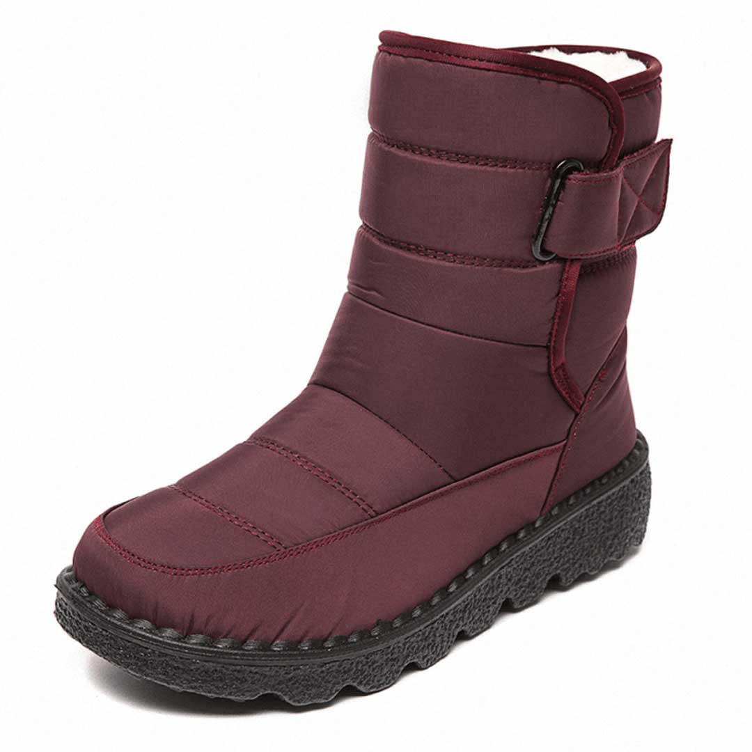 NOUVEAU RICHE Schneestiefel Damen Wasserfest Rutschfest Warm Gefüttert