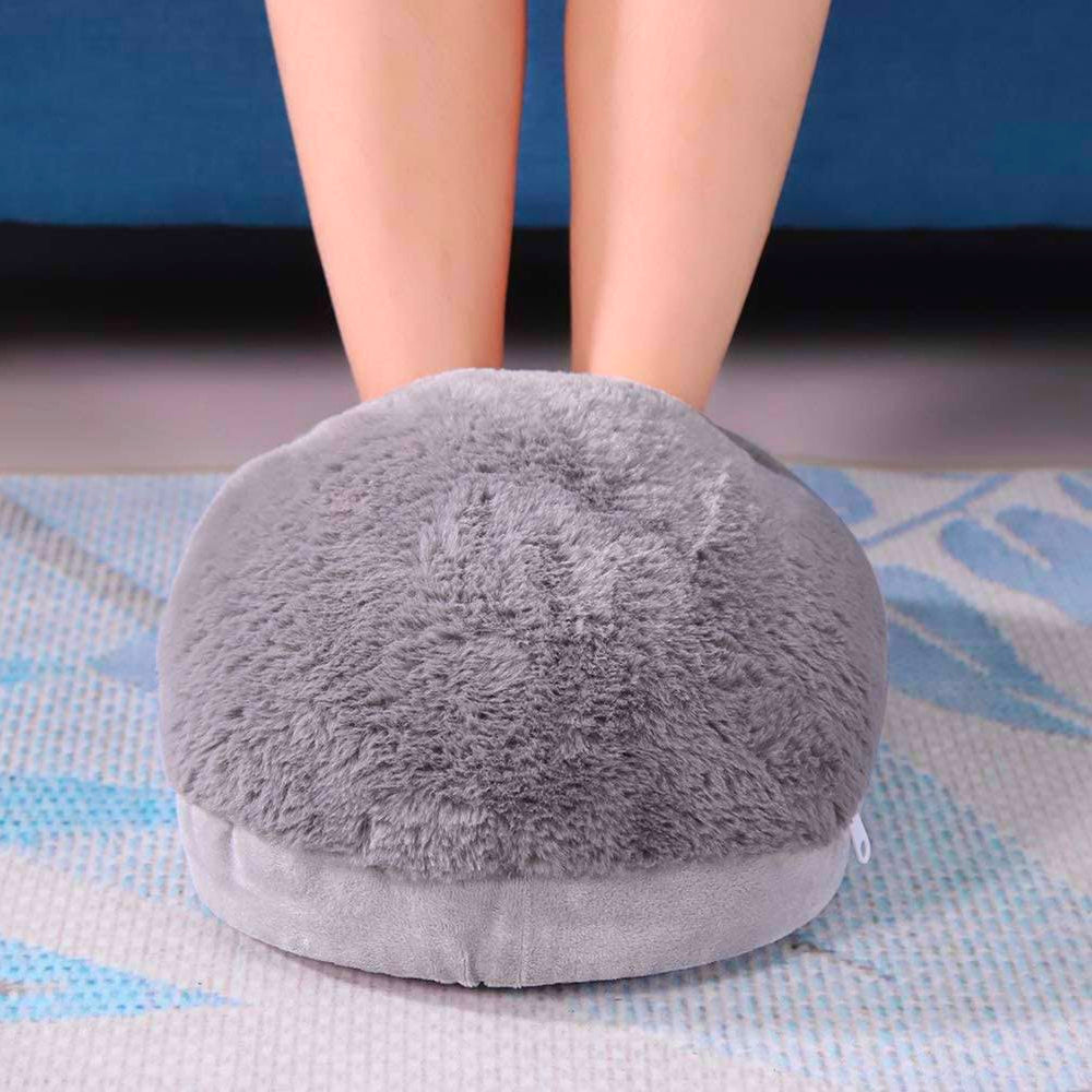 NOUVEAU RICHE Elektrischer XL Fußwärmer Weiche Oberfläche Schnelle Wärme