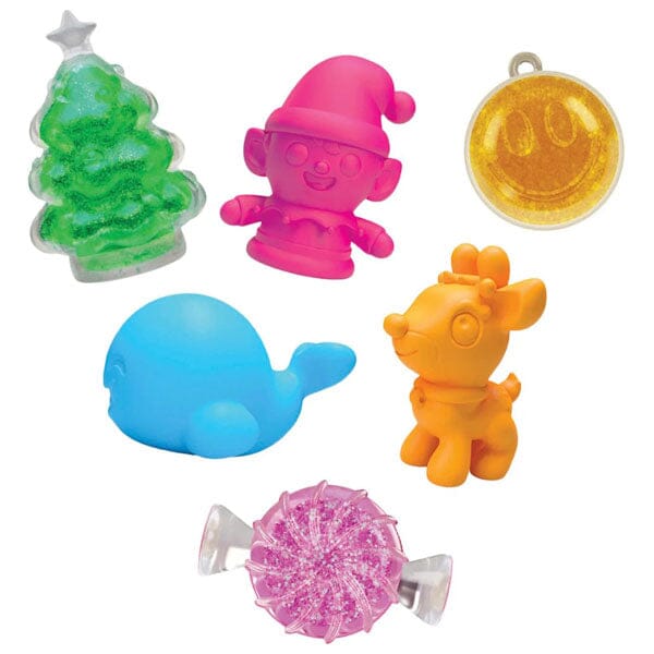 NOUVEAU RICHE Squishy Fidget Adventskalender für Kinder – 24 Squishies, Stretch- & Sensorik-Spielzeug, Countdown bis Weihnachten, ab 3 Jahren