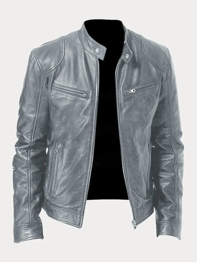 NOUVEAU RICHE Moderne Jacke Stil und Robustheit für Jede Gelegenheit Grau