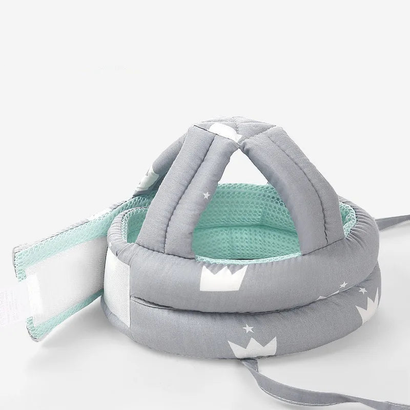 NOUVEAU RICHE Baby-Sicherheitshelm zum Krabbeln & Laufen - Atmungsaktive Mesh-Kopfschutzkappe
