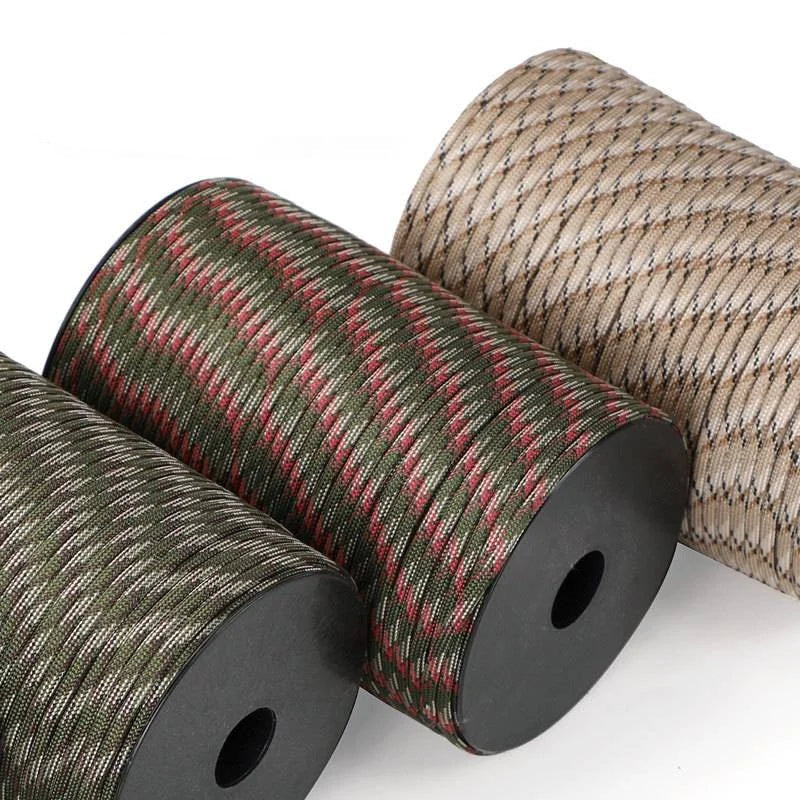 NOUVEAU RICHE Norvo 550 Paracord 100 m – 9-adriges Survival Paracord Seil für Camping, Outdoor & Basteln, 20 Farben