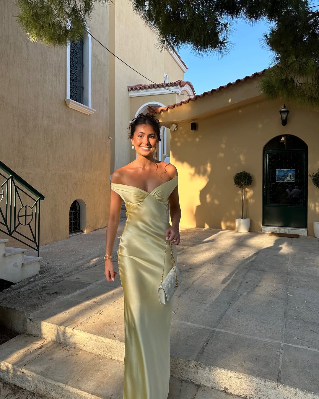 NOUVEAU RICHE Satin Maxikleid Ohne Rücken Stilvolle Eleganz Für Anlässe