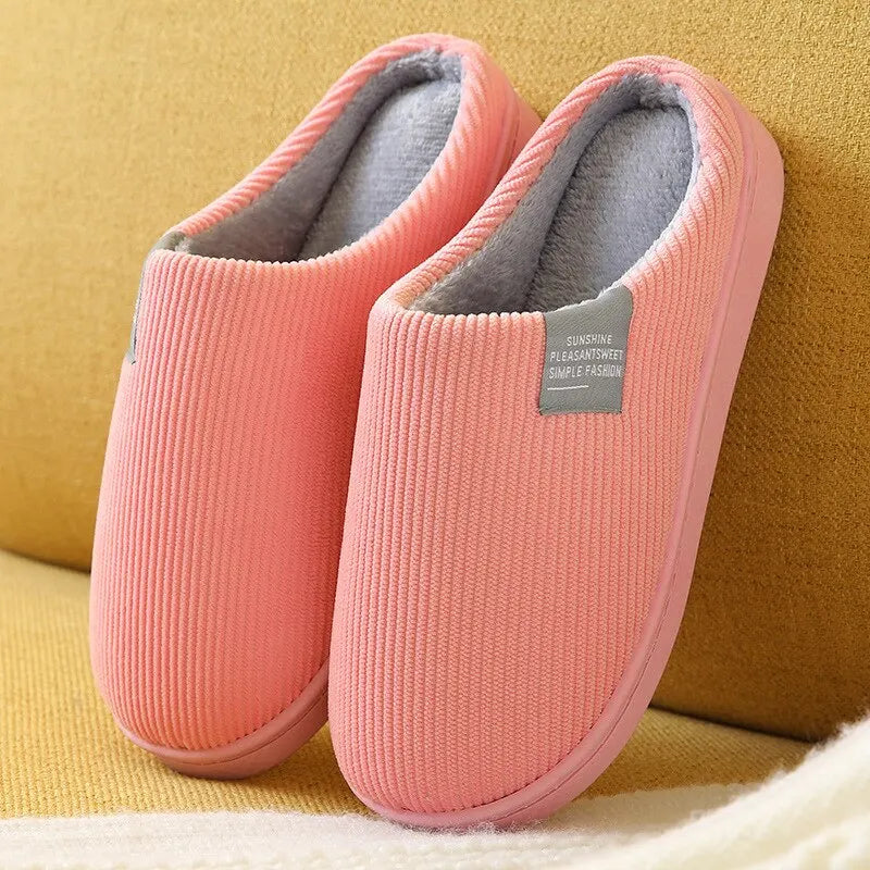 NOUVEAU RICHE Unisex Hausschuhe Wohlfühlkomfort Kuschelige Wärme Kalte Tage Rosa