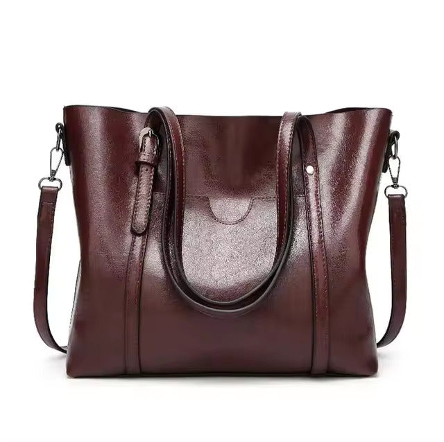 NOUVEAU RICHE Damen Tote Bag – Vielseitige Stilvolle Handtasche für Alltag & Business Kaffee