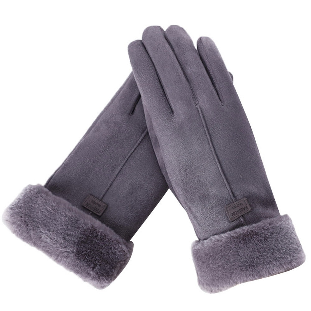 NOUVEAU RICHE Warme wasserdichte Handschuhe mit Touchscreen-Funktion – Damen Winterhandschuhe mit Fleecefutter, 6 Farben – Roque