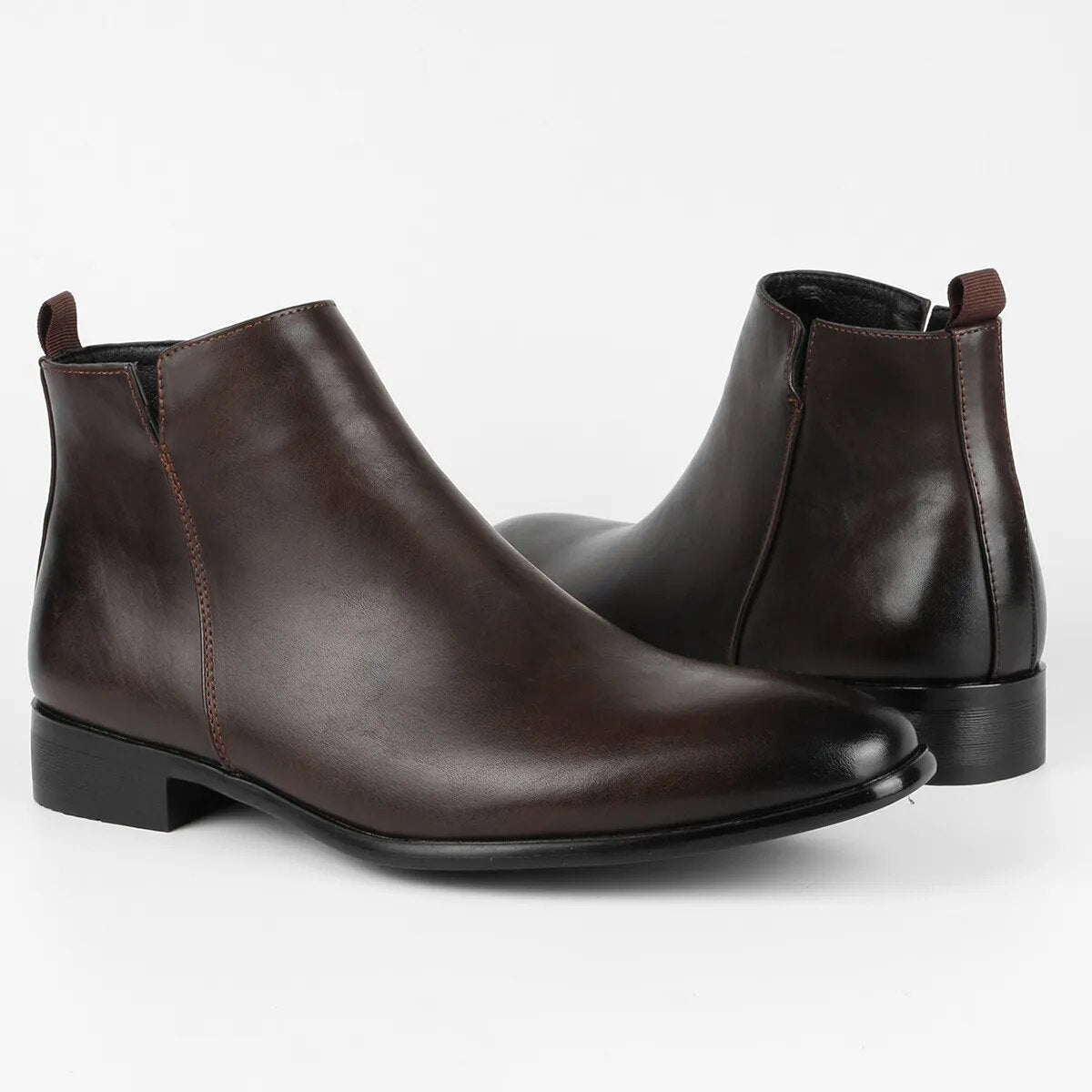 NOUVEAU RICHE Herren Chelsea-Stiefel Leder Klassisch Handgefertigt