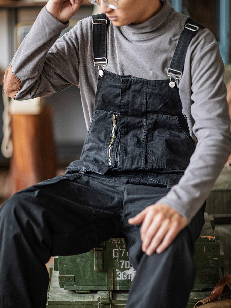 NOUVEAU RICHE Schlampiger Overall Aus 100 Prozent Baumwolle Mit Übergroßen Taschen Und Strapazierfähigen Dreifachnähte Für Optimalen Komfort Und Vielseitigkeit