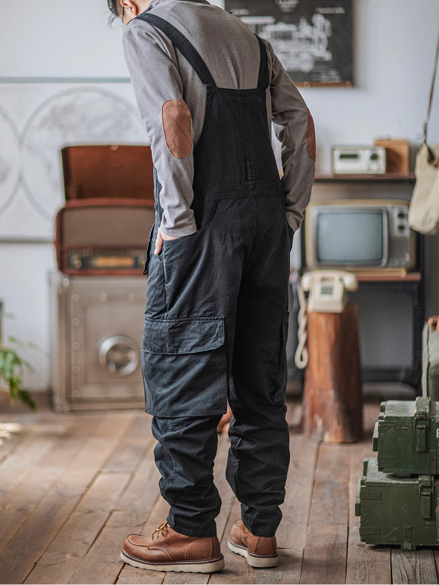 NOUVEAU RICHE Schlampiger Overall Aus 100 Prozent Baumwolle Mit Übergroßen Taschen Und Strapazierfähigen Dreifachnähte Für Optimalen Komfort Und Vielseitigkeit