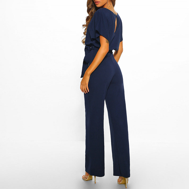 NOUVEAU RICHE Schlichter Damen Jumpsuit Elegant Bequem Alltagsoutfit