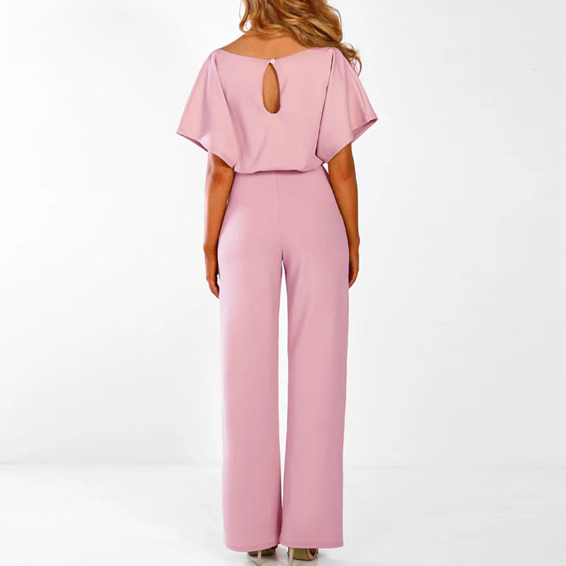 NOUVEAU RICHE Schlichter Damen Jumpsuit Elegant Bequem Alltagsoutfit