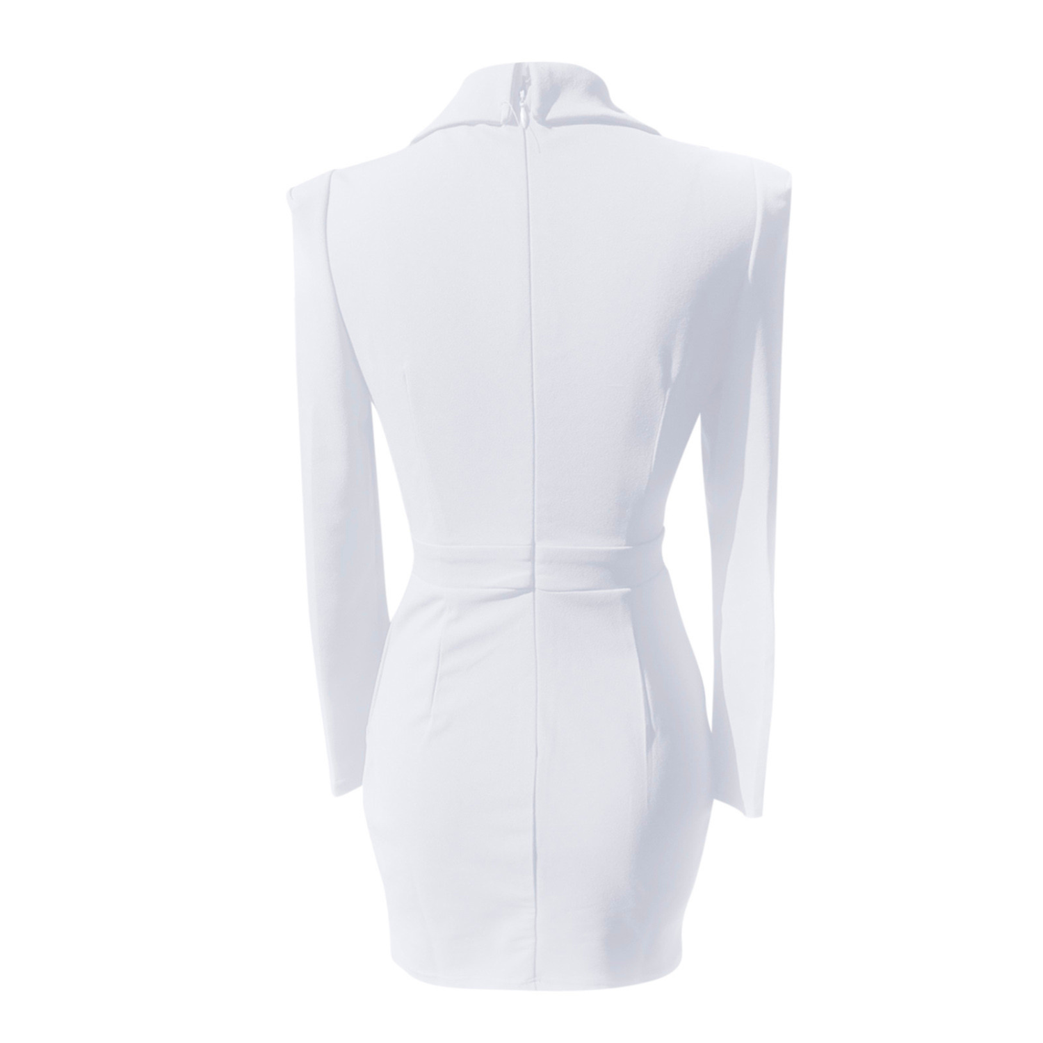 NOUVEAU RICHE Schlichtes Blazerkleid Mit Langen Ärmeln Maßgeschneiderte Abendgarderobe Für Formelle Anlässe