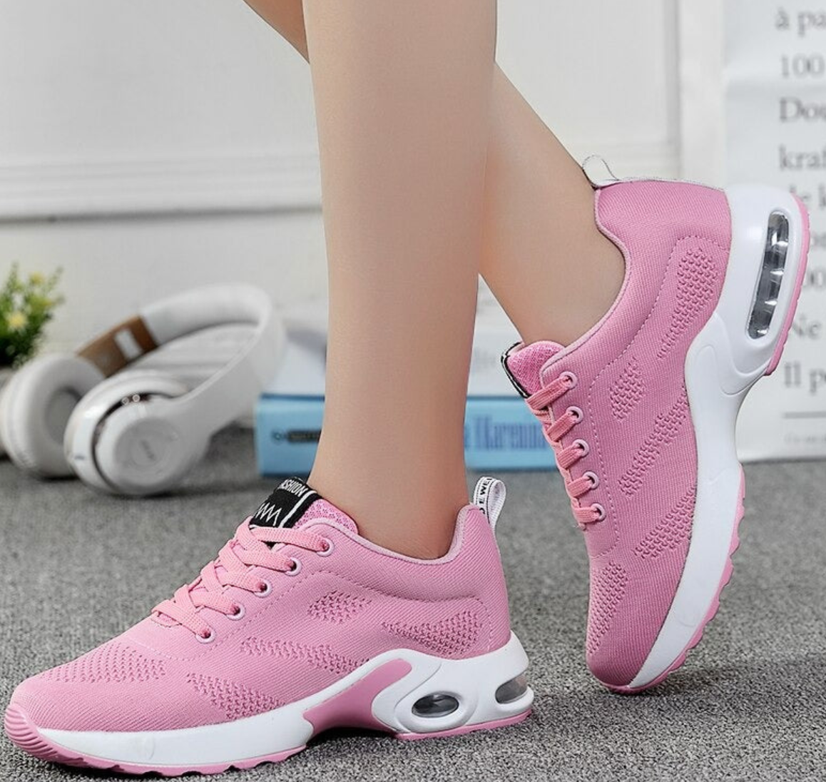 NOUVEAU RICHE Schuhe Bequeme Alltagsschuhe Mit Weichem Obermaterial Blau Rosa