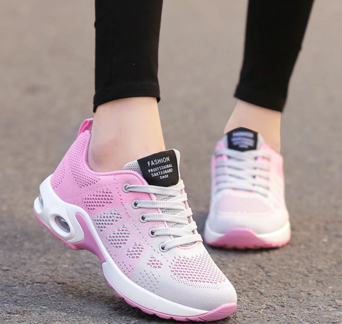 NOUVEAU RICHE Schuhe Bequeme Alltagsschuhe Mit Weichem Obermaterial Blau Rosa-Grau