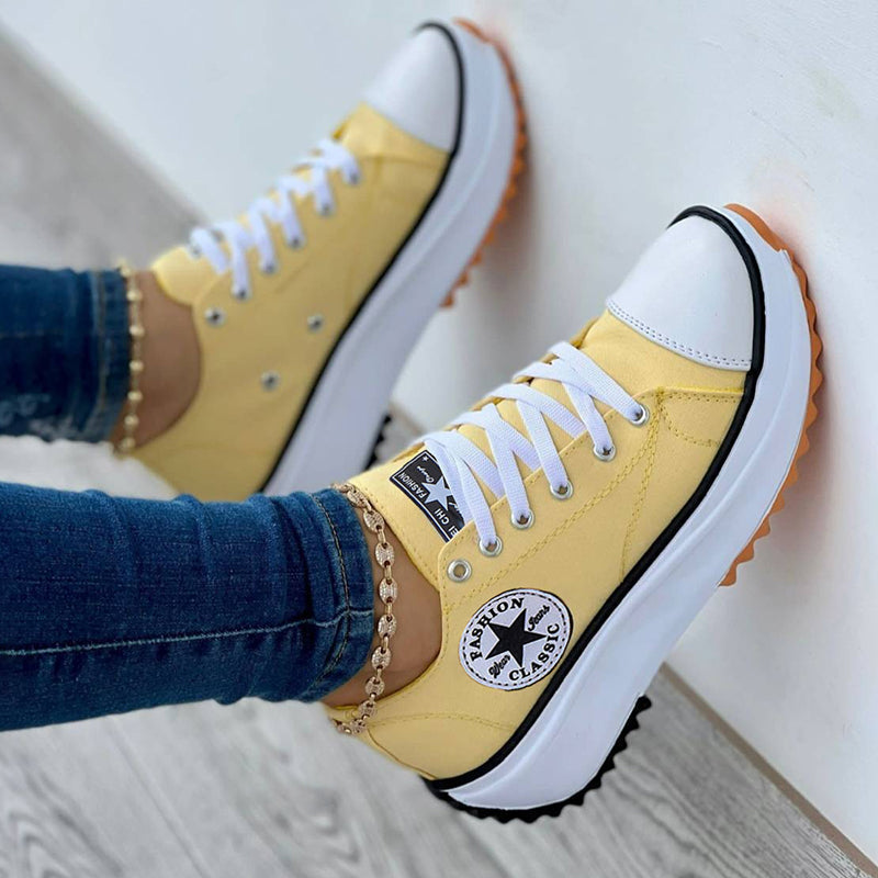 NOUVEAU RICHE Schuhe Leicht Mit Ultra Soft Sohle Und Fußstütze Bequem Gelb