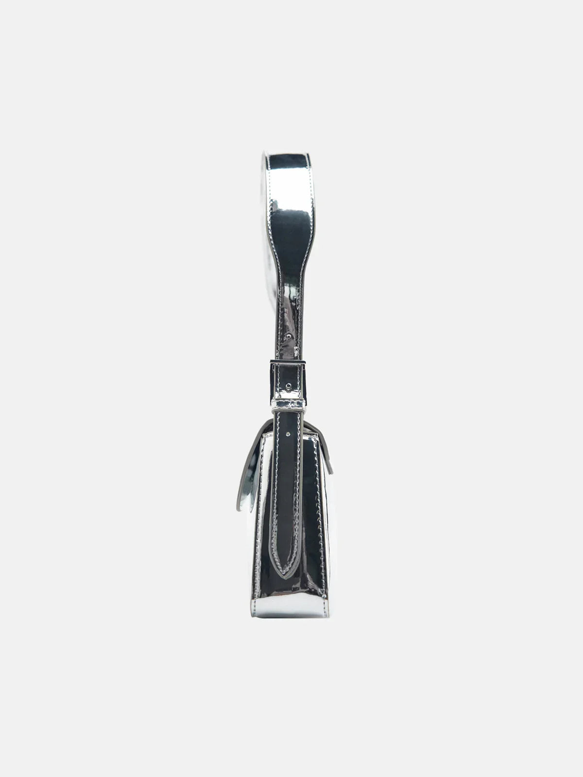 NOUVEAU RICHE Elegante Schultertasche Aus Metallic-Leder Für Festliche Anlässe Mit Modernem Design Und Auffälligem Finish