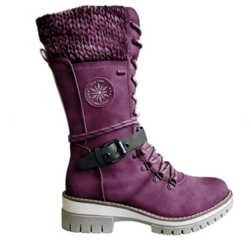 NOUVEAU RICHE Damenstiefel Mit Rutschfester Sohle Wärme Futter Herbst