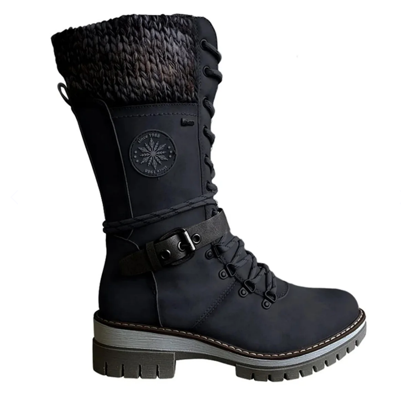 NOUVEAU RICHE Damenstiefel Mit Rutschfester Sohle Wärme Futter Herbst