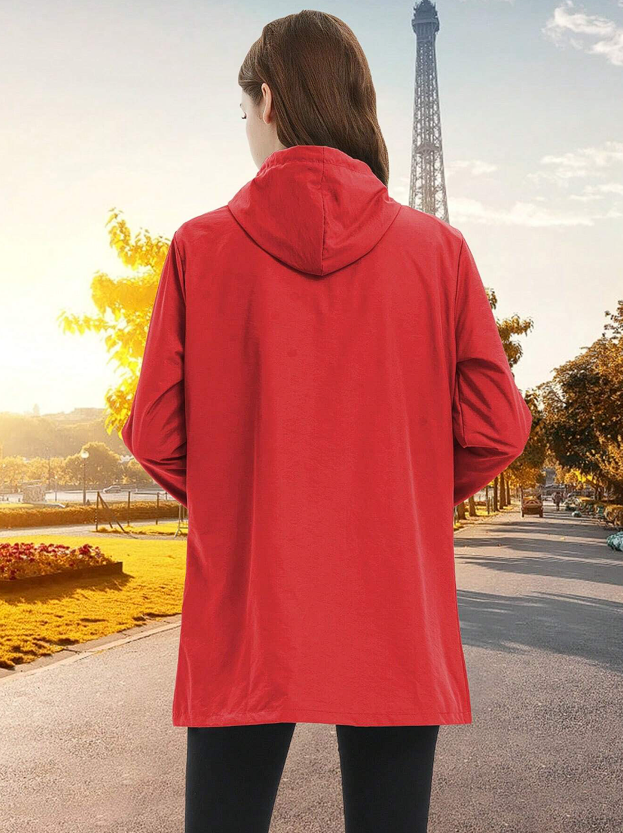 NOUVEAU RICHE Damenjacke Wasserdicht Winddicht Für Outdoor Wandern
