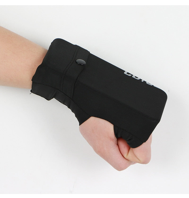 NOUVEAU RICHE RunBand – Lauf-Handyhalter, Handgelenk- & Armband Handytasche zum Joggen, Velofahren & Training, für alle Smartphones