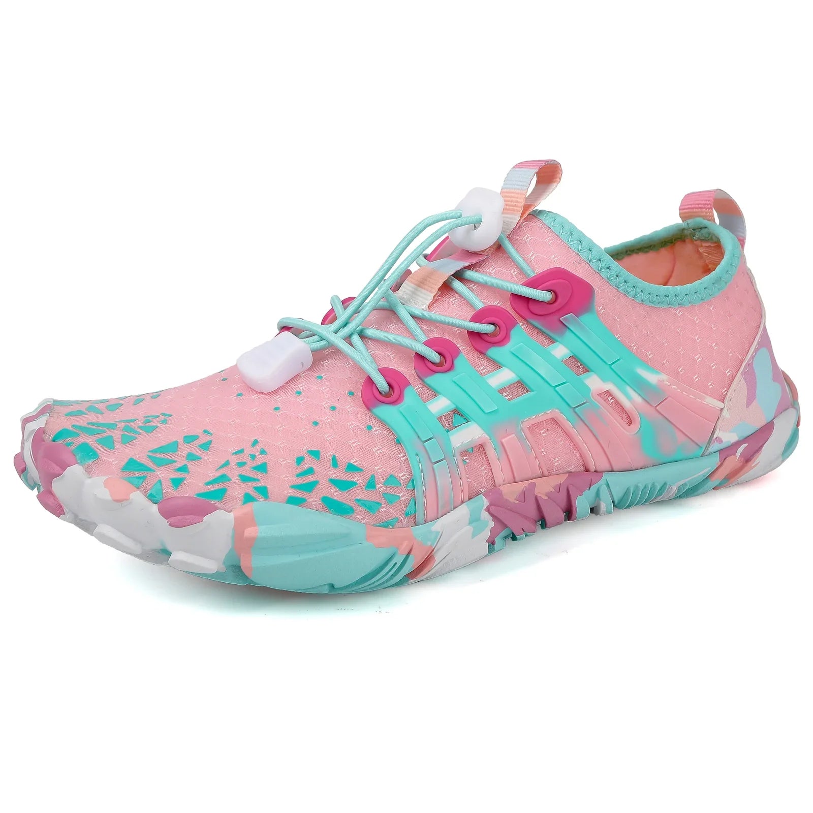 NOUVEAU RICHE Herren und Damen Barfußschuhe Wasserdichte Farbenfroher Rosa