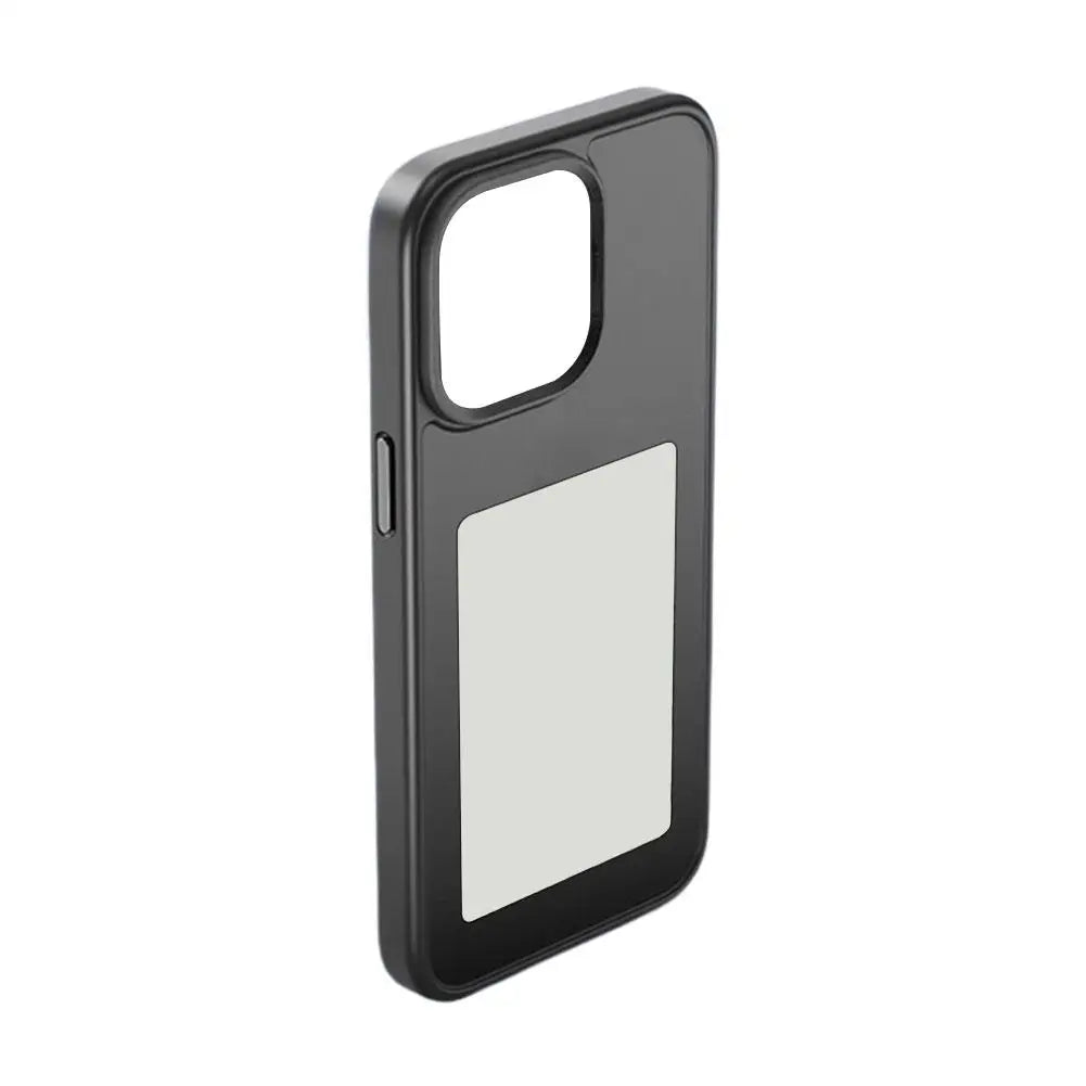 NOUVEAU RICHE Interaktive Foto-iPhone-Hülle – Personalisierte Handyhülle mit NFC-Display, Foto per App wechseln, iPhone 13–15 – PixelShell