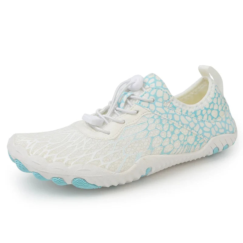 NOUVEAU RICHE Unisex Modisch Barfußschuhe Wasserdicht Minimalistisches Weiß