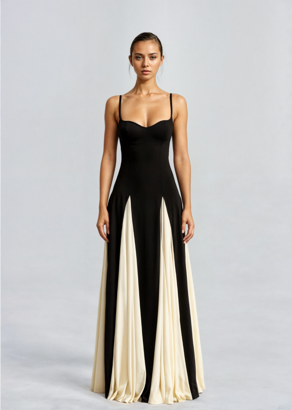 NOUVEAU RICHE Elegantes Maxi Kleid Mit Fließendem Fall Für Anlässe